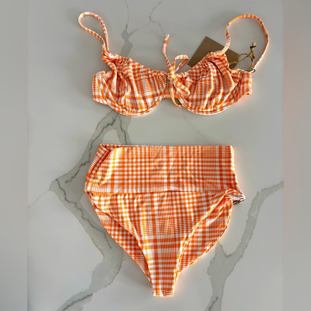 Brand New. Unworn. Stone Fox Swim swim set. NWT.